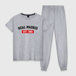 Женская пижама хлопок FC Real Madrid Est. 1902