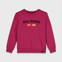 Детский свитшот хлопок FC Real Madrid Est. 1902