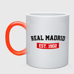 Кружка хамелеон FC Real Madrid Est. 1902