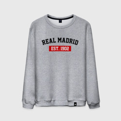 Мужской свитшот хлопок FC Real Madrid Est. 1902