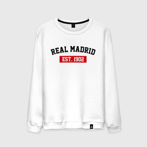 Мужской свитшот хлопок FC Real Madrid Est. 1902