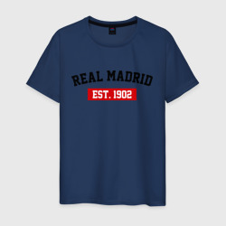 Мужская футболка хлопок FC Real Madrid Est. 1902