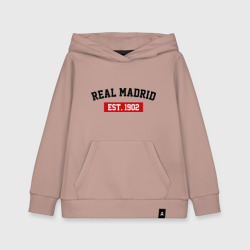 Детская толстовка хлопок FC Real Madrid Est. 1902