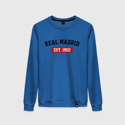 Женский свитшот хлопок FC Real Madrid Est. 1902