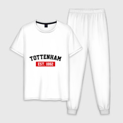 Мужская пижама хлопок FC Tottenham Est. 1882