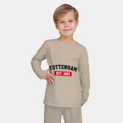 Детская пижама с лонгсливом хлопок FC Tottenham Est. 1882 - фото 2