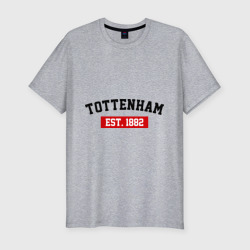 Мужская футболка хлопок Slim FC Tottenham Est. 1882