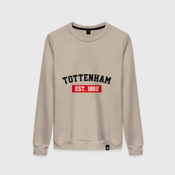 Женский свитшот хлопок FC Tottenham Est. 1882