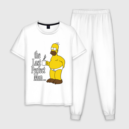 Мужская пижама хлопок Homer The Last Perfect Man