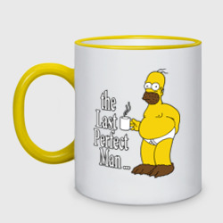 Кружка двухцветная Homer The Last Perfect Man