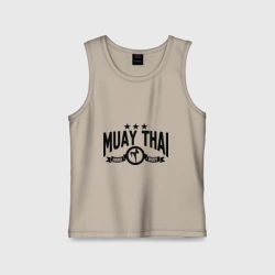 Детская майка хлопок Muay thai boxing Тайский бокс