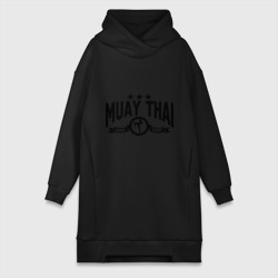 Платье-худи хлопок Muay thai boxing Тайский бокс