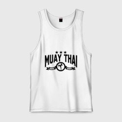 Muay thai boxing Тайский бокс – Майка из хлопка с принтом купить