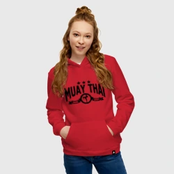 Женская толстовка хлопок Muay thai boxing Тайский бокс - фото 2