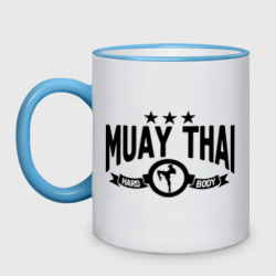 Кружка двухцветная Muay thai boxing Тайский бокс