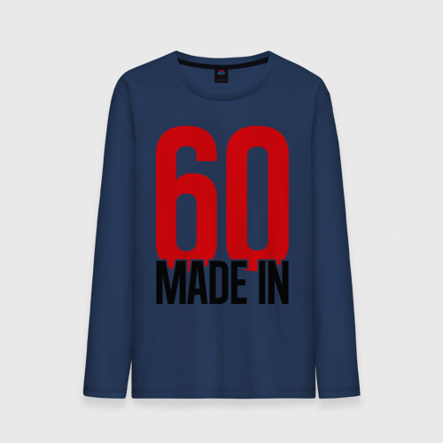 Мужской лонгслив хлопок Made in 60s Фото 01 Мужской лонгслив хлопок Made in 60s Фото 01