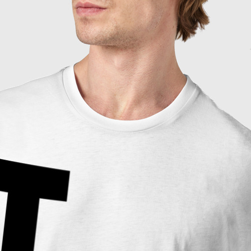 Мужская футболка хлопок Los Angeles, цвет белый - фото 6