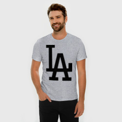 Мужская футболка хлопок Slim Los Angeles - фото 2