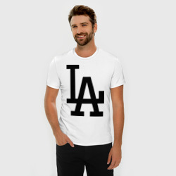 Мужская футболка хлопок Slim Los Angeles - фото 2