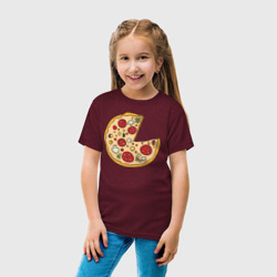 Детская футболка хлопок Пицца парная - фото 2