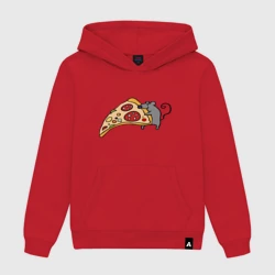 Женская толстовка хлопок Кусочек пиццы парная