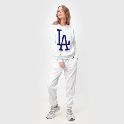 Женский костюм хлопок Los Angeles Dodgers logo - фото 2