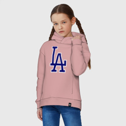 Детское худи Oversize хлопок Los Angeles Dodgers logo - фото 2