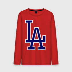Мужской лонгслив хлопок Los Angeles Dodgers logo