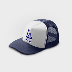 Кепка тракер с сеткой Los Angeles Dodgers logo - фото 2