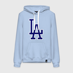 Женская толстовка хлопок Los Angeles Dodgers logo