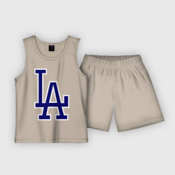 Детская пижама с шортами хлопок Los Angeles Dodgers logo