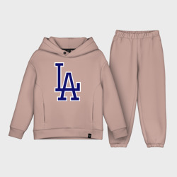 Детский костюм хлопок Oversize Los Angeles Dodgers logo