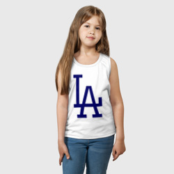 Детская майка хлопок Los Angeles Dodgers logo - фото 2