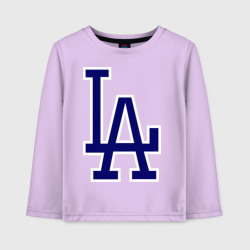 Детский лонгслив хлопок Los Angeles Dodgers logo