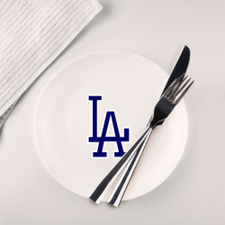 Тарелка Los Angeles Dodgers logo