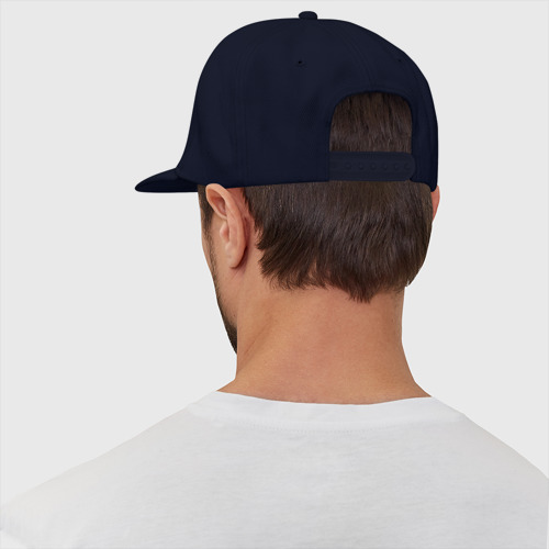 Кепка снепбек с прямым козырьком Los Angeles Dodgers logo, цвет темно-синий - фото 5