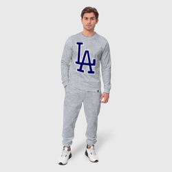 Мужской костюм хлопок Los Angeles Dodgers logo - фото 2