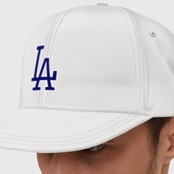 Los Angeles Dodgers logo – Кепка снепбек с прямым козырьком с принтом купить со скидкой в -20%