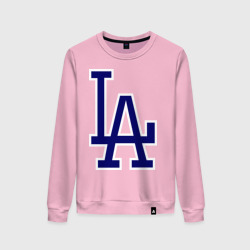 Женский свитшот хлопок Los Angeles Dodgers logo