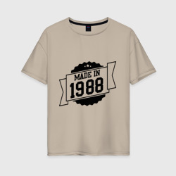 Женская футболка хлопок Oversize Made in 1988