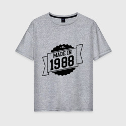 Женская футболка хлопок Oversize Made in 1988