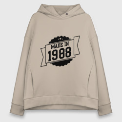 Женское худи Oversize хлопок Made in 1988