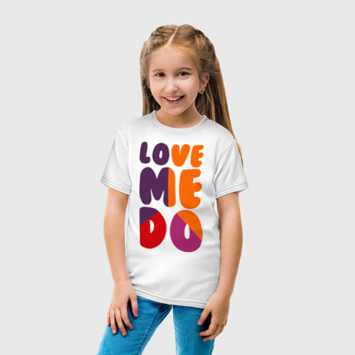 Детская футболка хлопок Love me do - фото 5