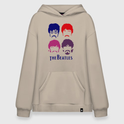 Худи SuperOversize хлопок The Beatles faces