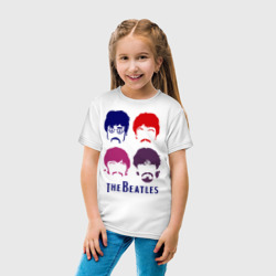 Детская футболка хлопок The Beatles faces - фото 2