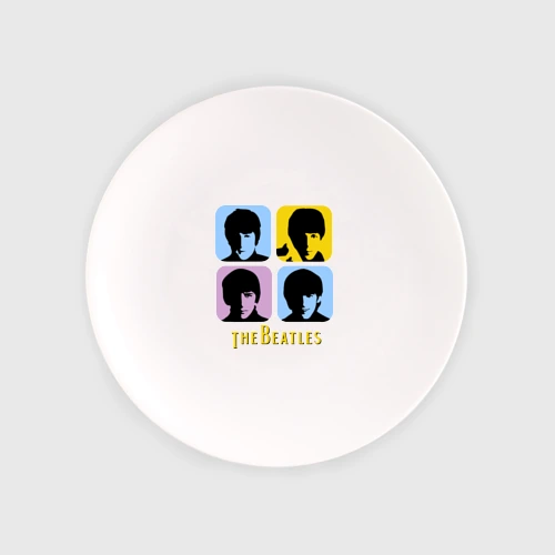 Тарелка The Beatles pop art