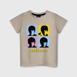 Детская футболка хлопок The Beatles pop art