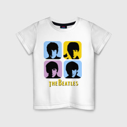 Детская футболка хлопок The Beatles pop art