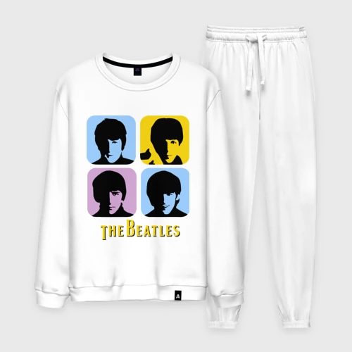 Мужской костюм хлопок The Beatles pop art