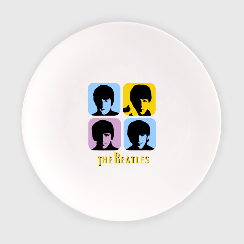 Тарелка The Beatles pop art